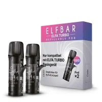 Elfa Turbo | Refillable Pod | 2er Pack 1.1 Ohm