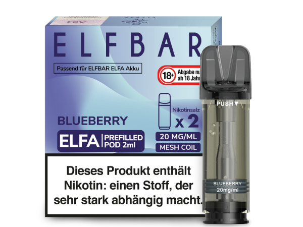 ELFBAR ELFA Pod | Pineapple Coconut | 20mg Nikotin | 2er Pack