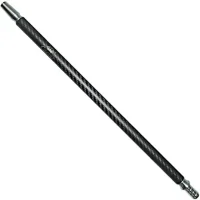 CAESAR Aluminium Carbon Colour Mundstück Schwarz Silber