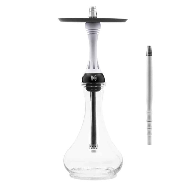 Alpha Hookah Model X Snow White