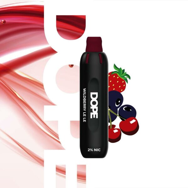 Dope Vape | Wildberry Le Le | 600 Züge | Nikotin 20 mg