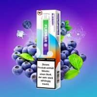 Flerbar Einweg Vape | Blueberry | 600 Züge | Nikotin 20 mg