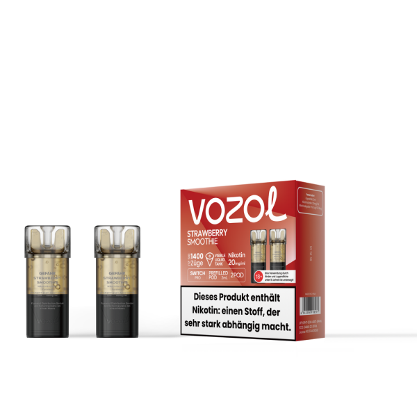 VOZOL Switch POD Strawberry Smoothie Nikotin 20 mg - 2er Pack