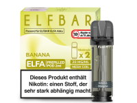 ELFBAR ELFA Pod | Banana | 20mg Nikotin | 2er Pack