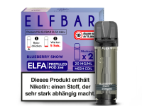 ELFBAR ELFA Pod | Blueberry Snow | 20mg Nikotin | 2er Pack