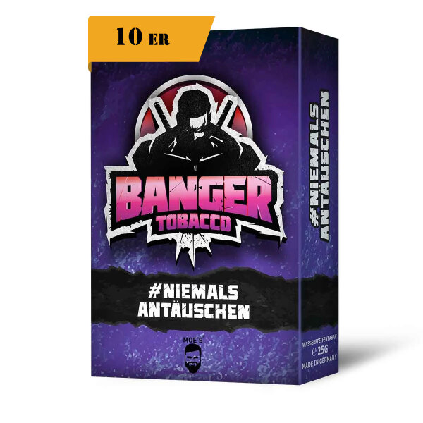 Banger Tobacco - Niemals Antäuchen 25g 10er