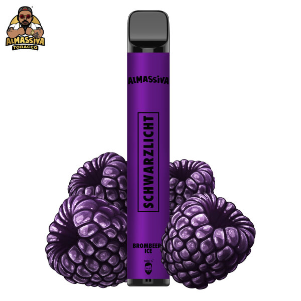 Almassiva Vape | Schwarzlicht | 600 Puffs - Nikotinhaltig 17 mg 10er