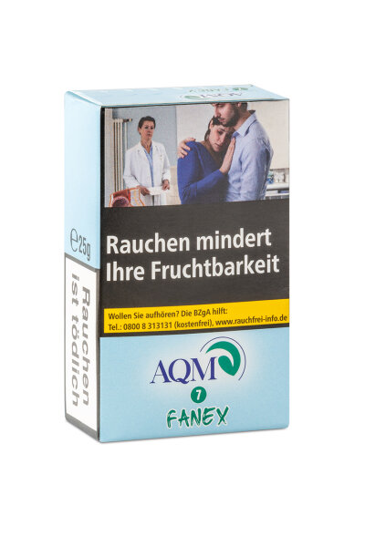 AQM Aqua Mentha - Fanex - Shisha Tabak - 25g 10er