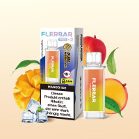 Flerbar Pod | Mango Ice | 2 ml | Nikotin 20 mg | 2er Pack