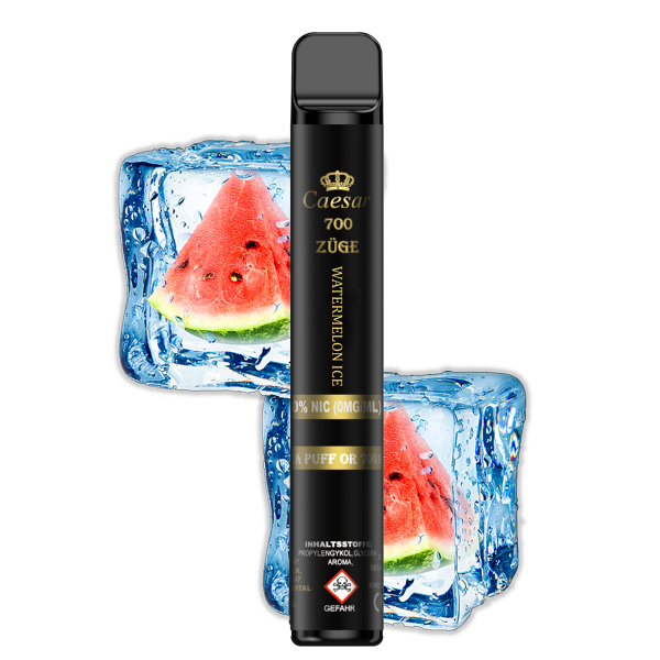 Caesar Vape | Watermelon Ice | 700 Züge | Nikotin 0,0mg
