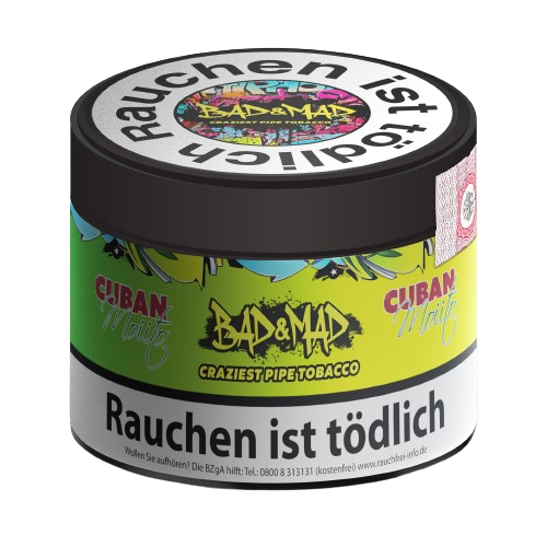 Bad & Mad | Pfeifentabak | Cuban Moiito | 65g