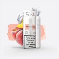 IZY Vape | Peach ice | 18mg Nikotin | 600 Z&uuml;ge