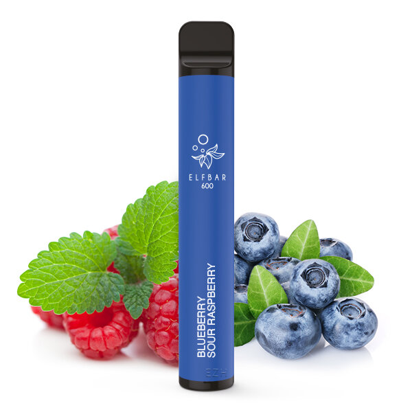 Elf Bar | Blueberry Raspberry | 600 Züge | 2% Nicotin | To Go