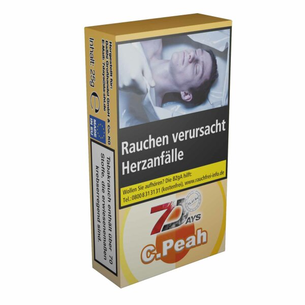 7Days Platin | C.Peach | Shishatabak | 25g