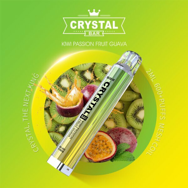 SKE Crystal Bar 600 | Vape | Kiwi Passionfruit Guava | 2% Nikotin