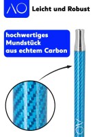 AO | Carbon Schlauchset 18/8 | Hellblau