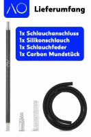 AO | Carbon Schlauchset 18/8 | Schwarz