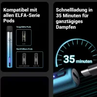 Elfa Turbo | Pod System | Aurora Cyan-A