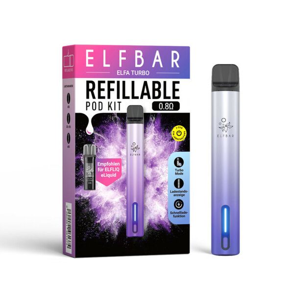 Elfa Turbo | Pod System | Aurora Purple-A
