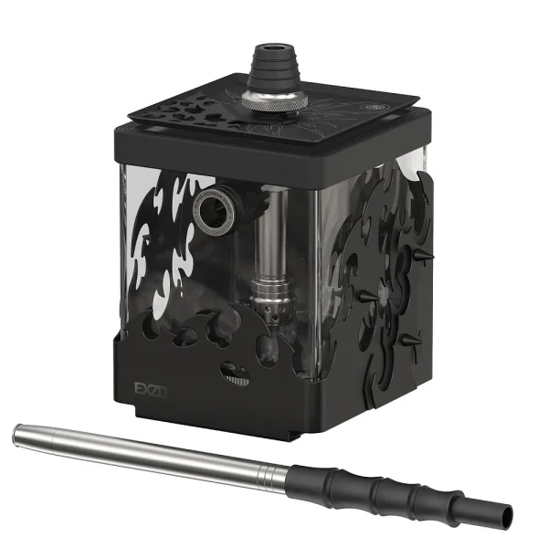 Alpha Hookah Smart EXZO Tribal Black