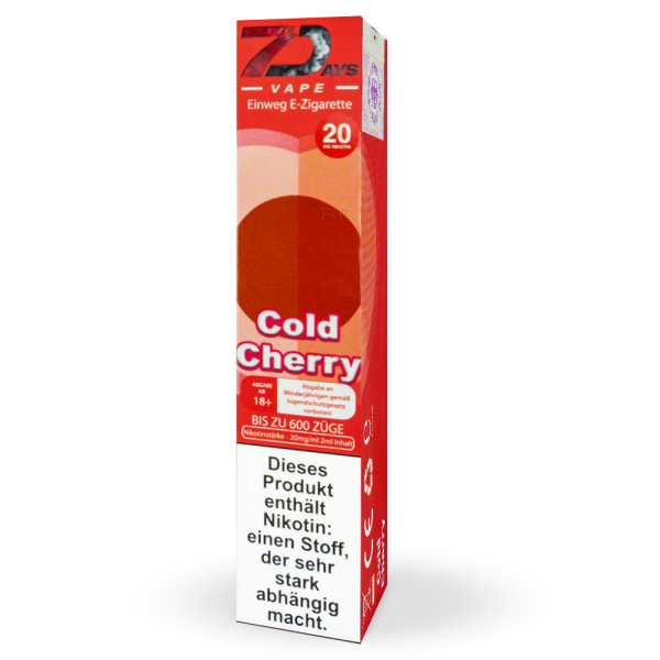 7Days Vape | Cold Cherry | 20mg